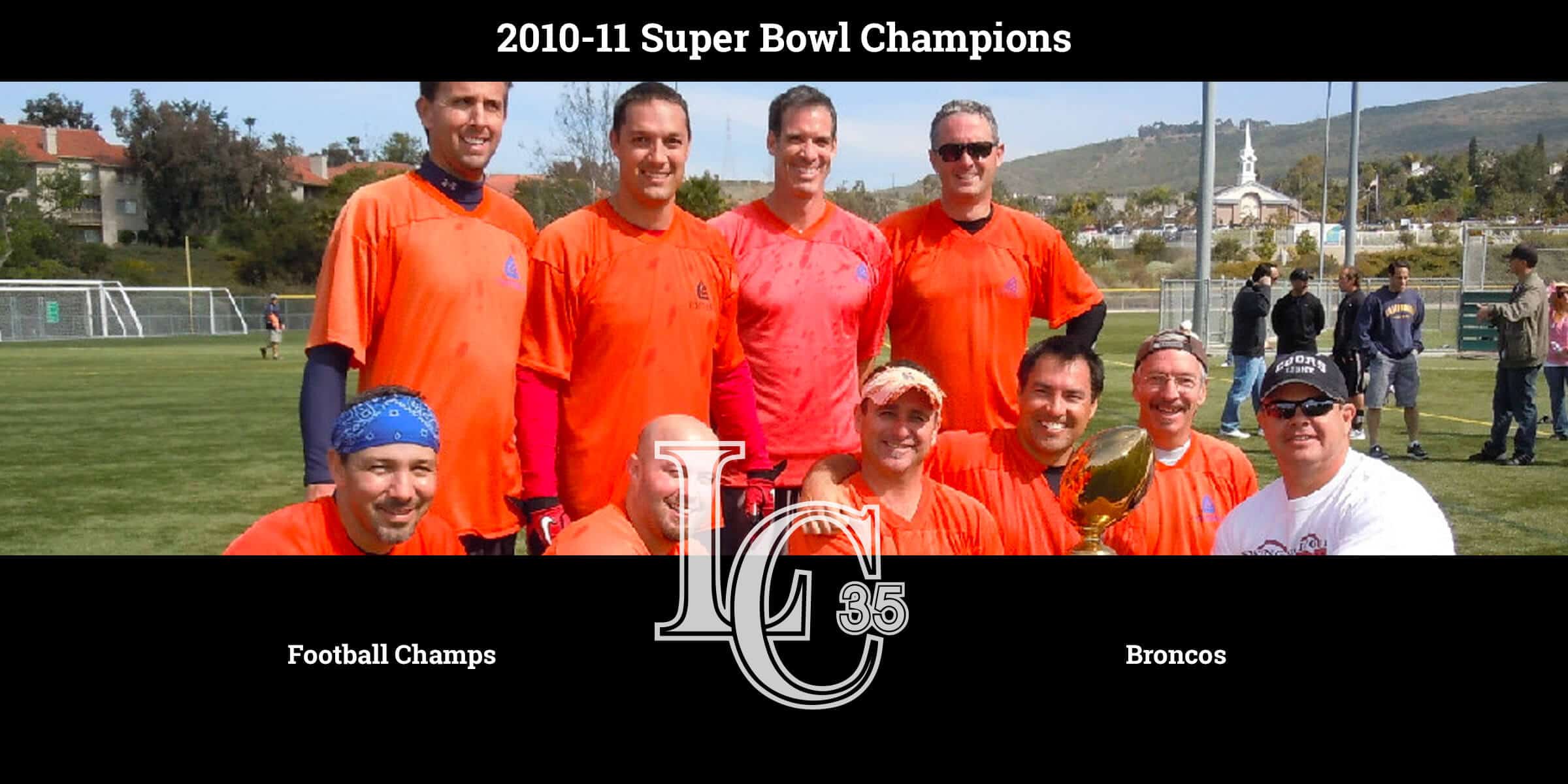 2010-11 LC35 Football Super Bowl Champions