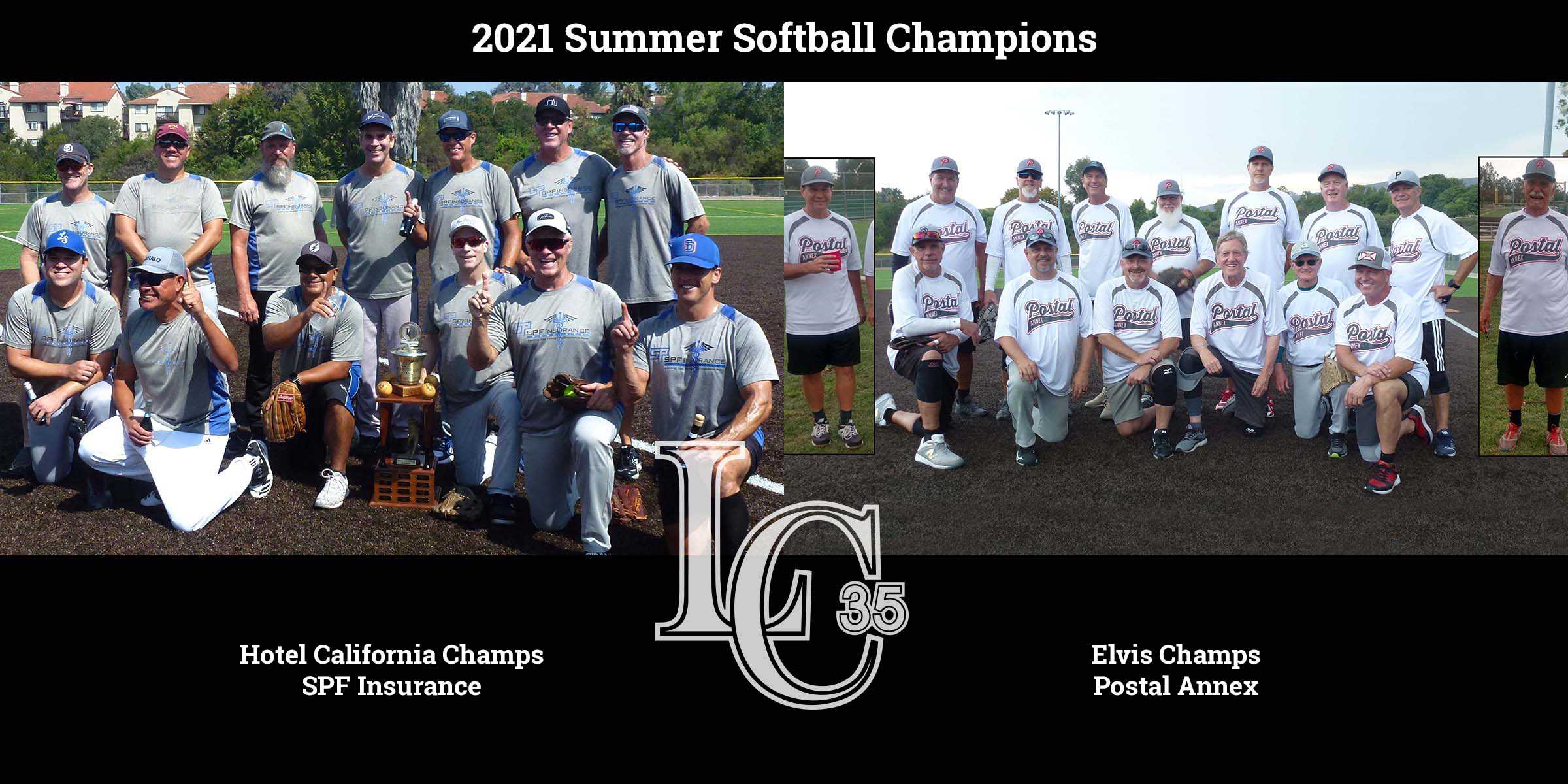 2021 Summer Softball Champions